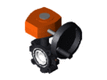 Reduction gear with handwheel